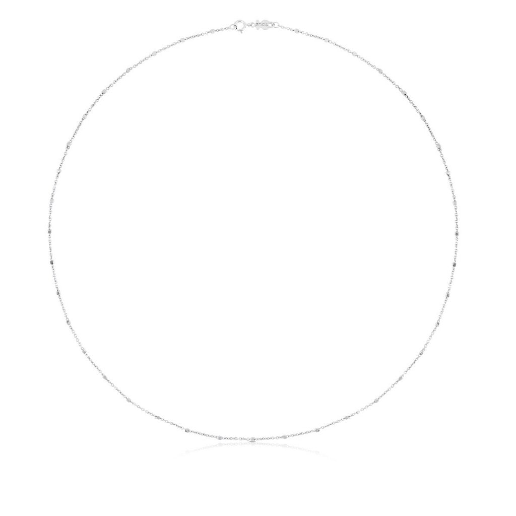 Цепь TOUS Basics из белого золота, 45 см