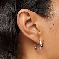 Серьги TOUS Icon Color из серебра с ониксом