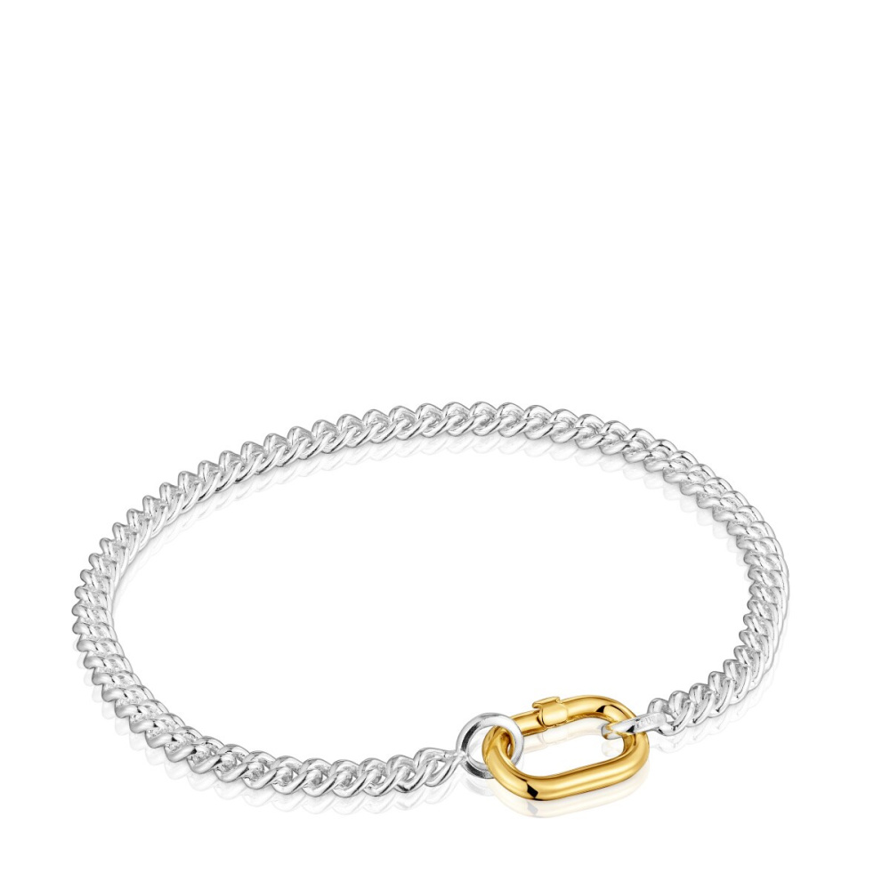 Браслет Hold Oval из серебра фото 2