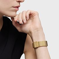 Часы Karat Round Mesh из стали с IPG-покрытием