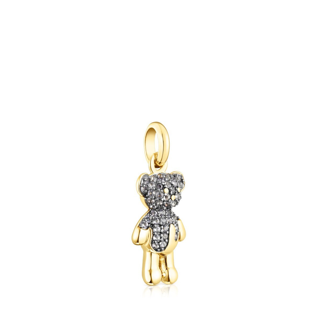 Кулон Teddy Bear Splash из вермеля с иолитом  фото 3
