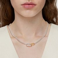 Колье из серебра и вермеля