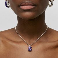 Кулон Bold Bear из стали с сиреневым покрытием