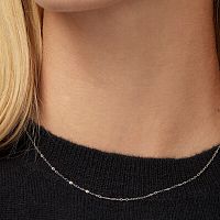 Цепь TOUS Chain из белого золота, 40 см 