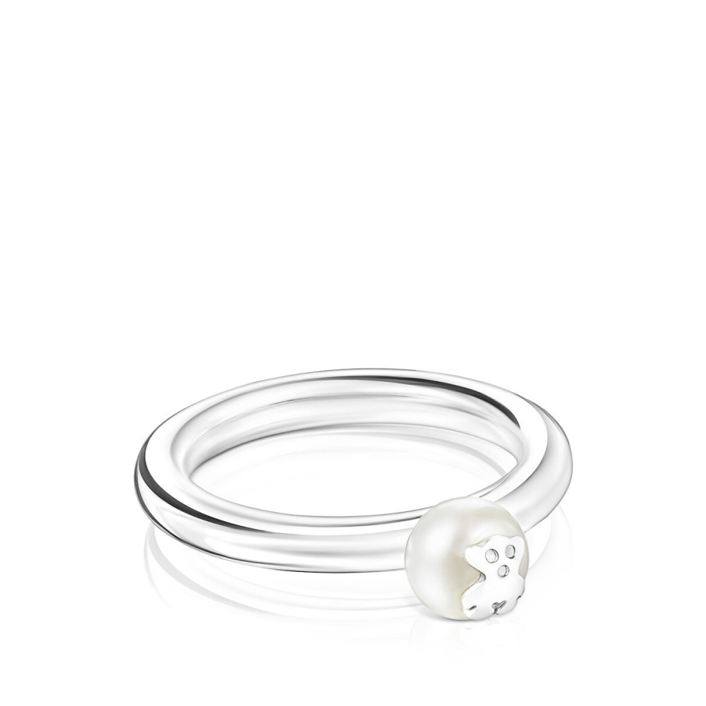 Серебряное кольцо Icon Pearl с жемчугом TOUS фото 3