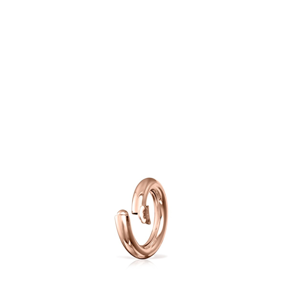 Небольшое кольцо Hold из розового серебра vermeil фото 3