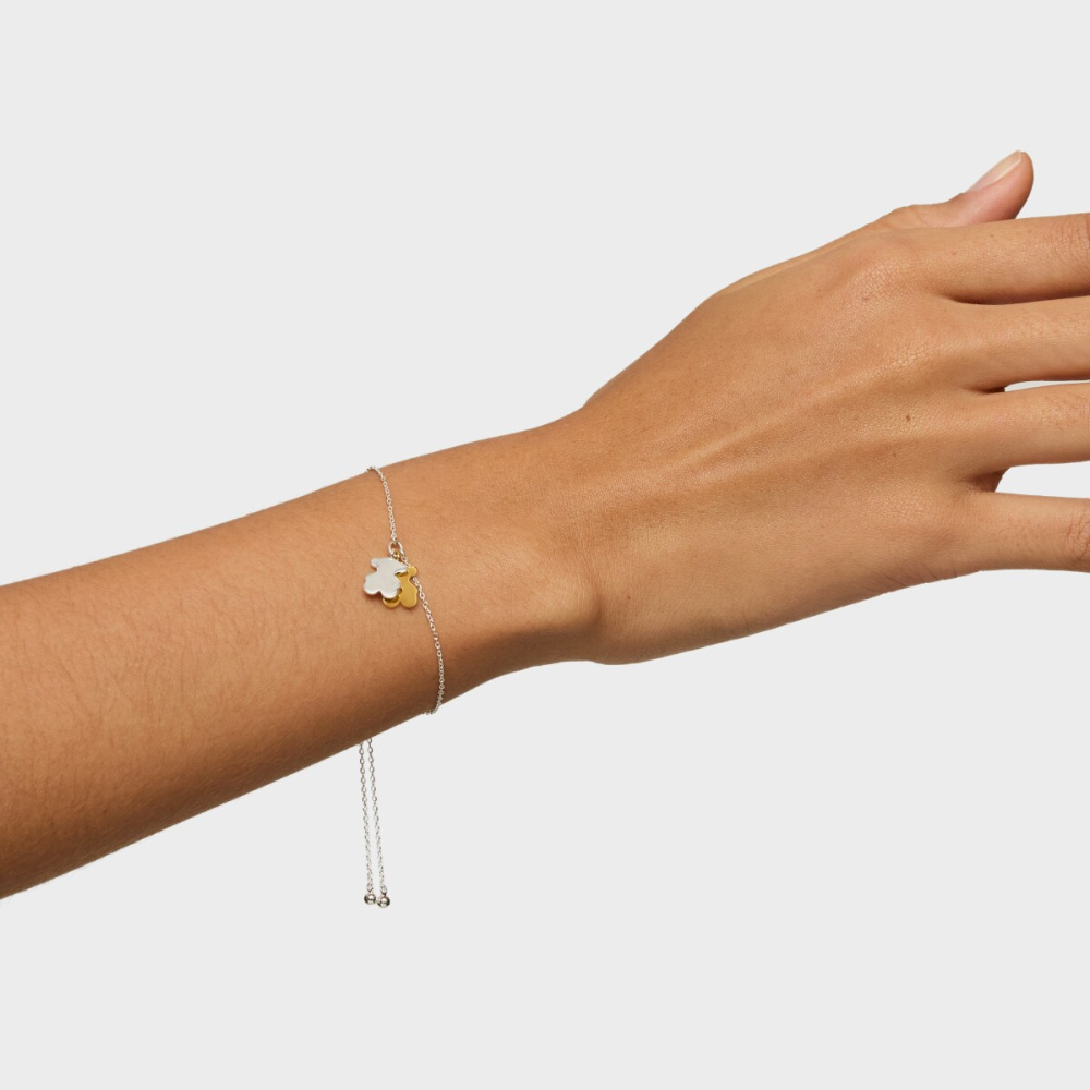 Браслет из серебра и вермеля фото 6