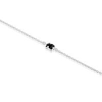 Браслет из серебра с ониксом