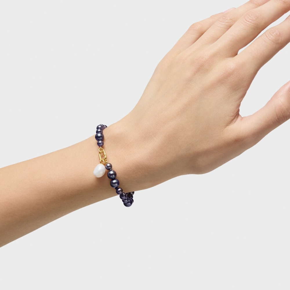 Браслет Hold Oval из золота с жемчугом фото 6