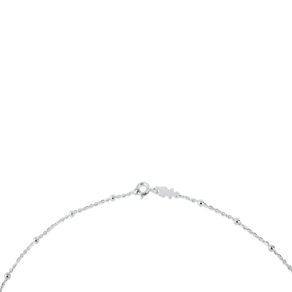 Серебряная цепь TOUS Chain с маленькими шариками, 44 см. фото 3