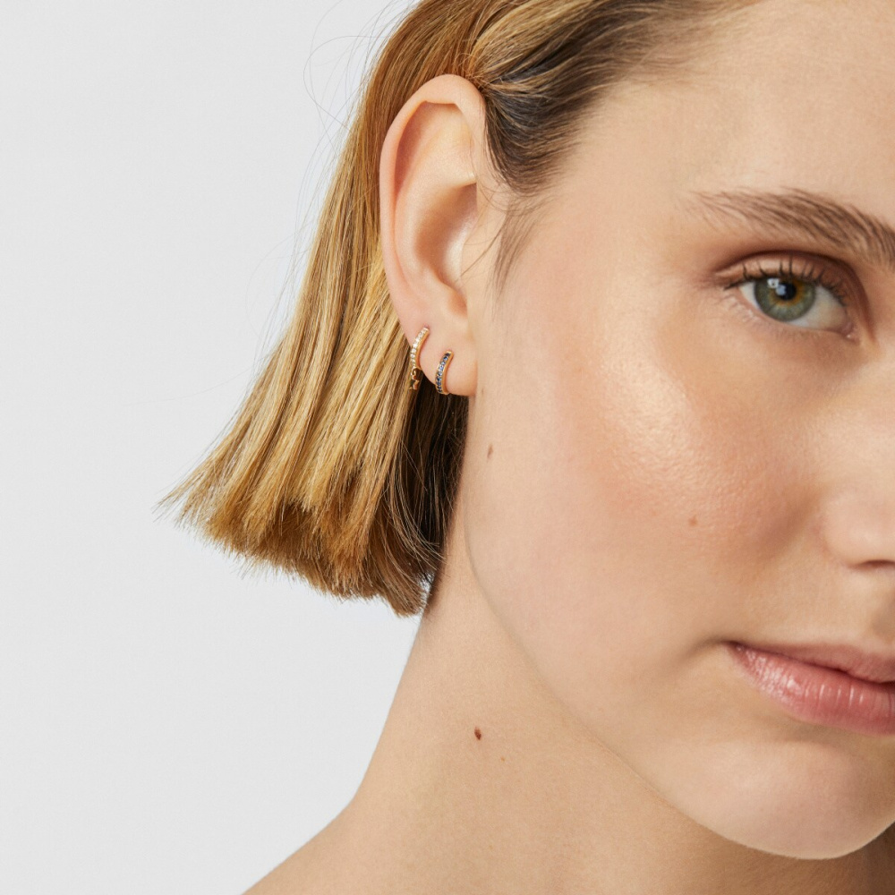 Серьга Basics из золота  фото 8