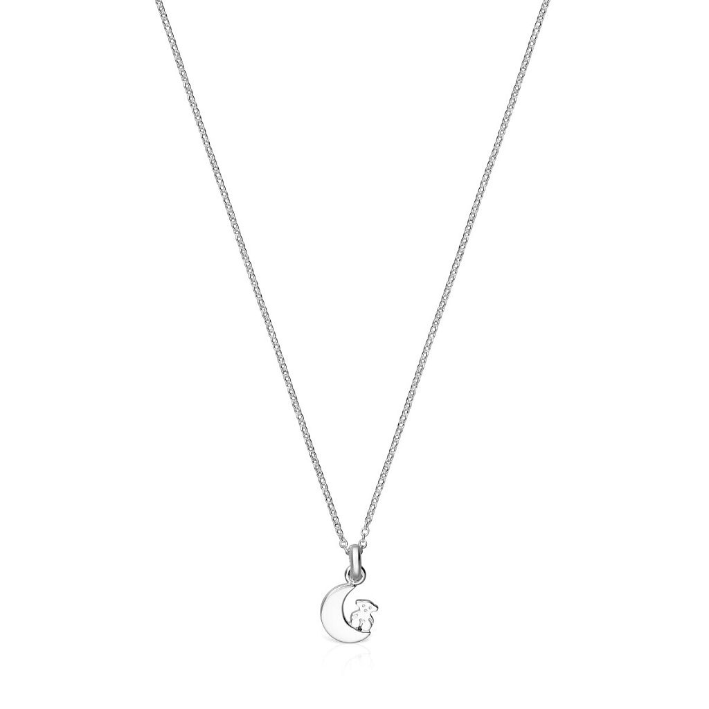 Кулон на цепи из серебра