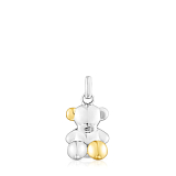 Кулон Bold Bear из серебра и вермеля