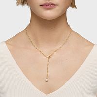 Колье Hold Oval из золота с жемчугом