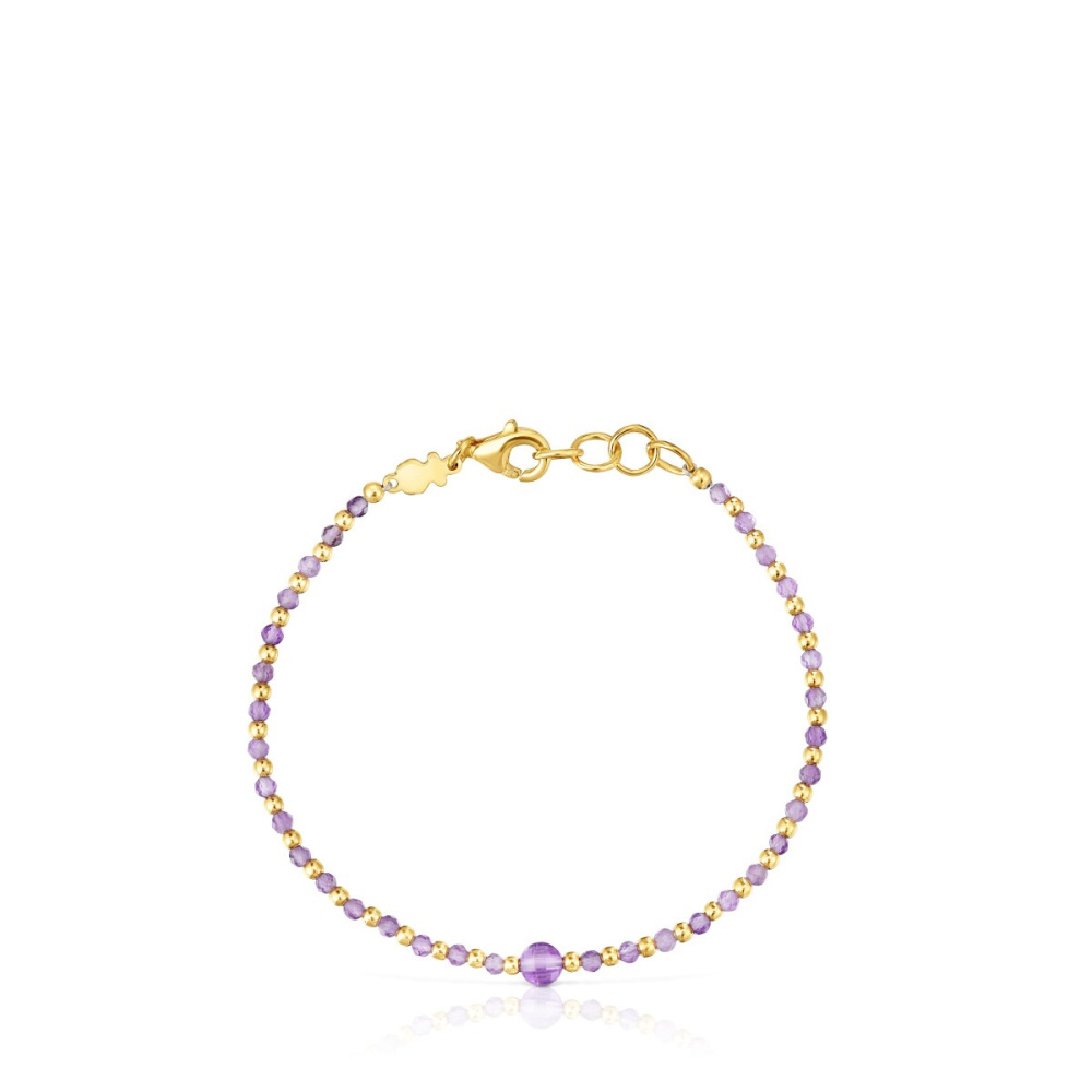 Браслет Basics Colors из вермеля с аметистом фото 3