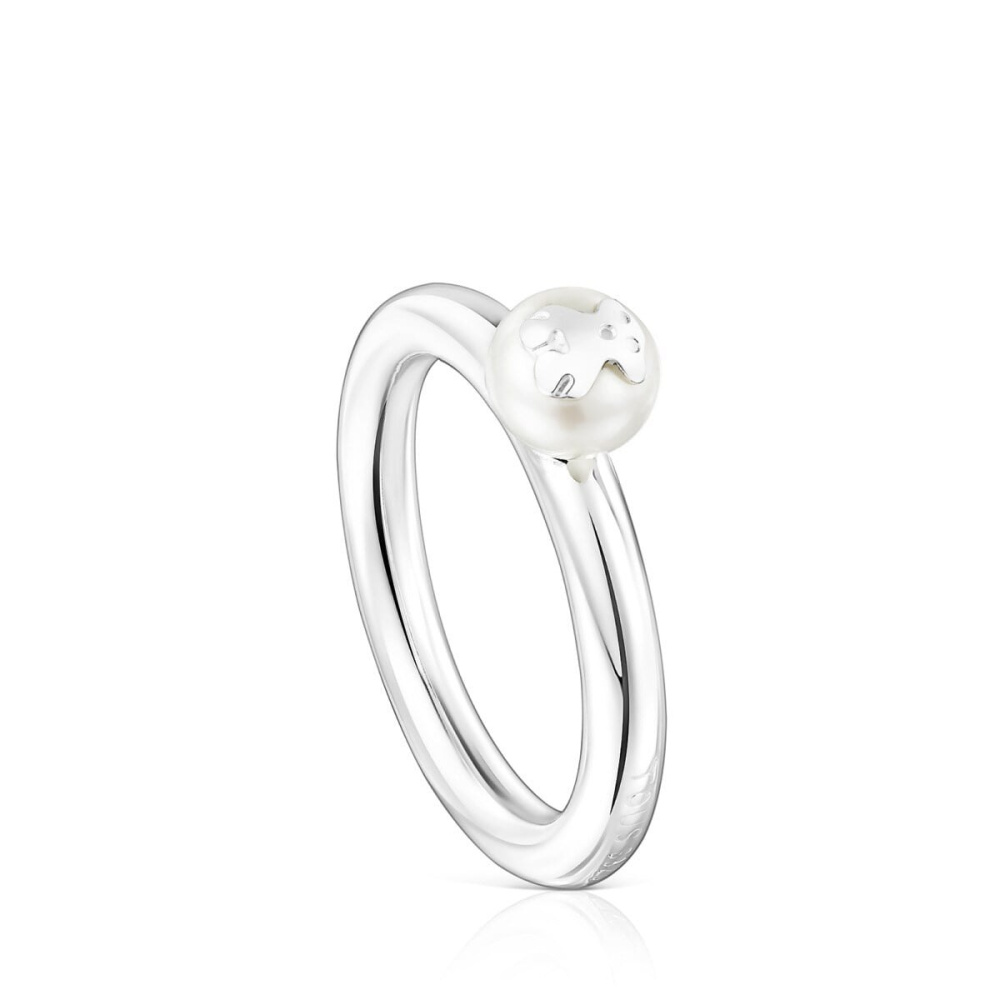 Серебряное кольцо Icon Pearl с жемчугом TOUS фото 2