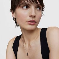 Кулон Bold Bear из серебра и вермеля