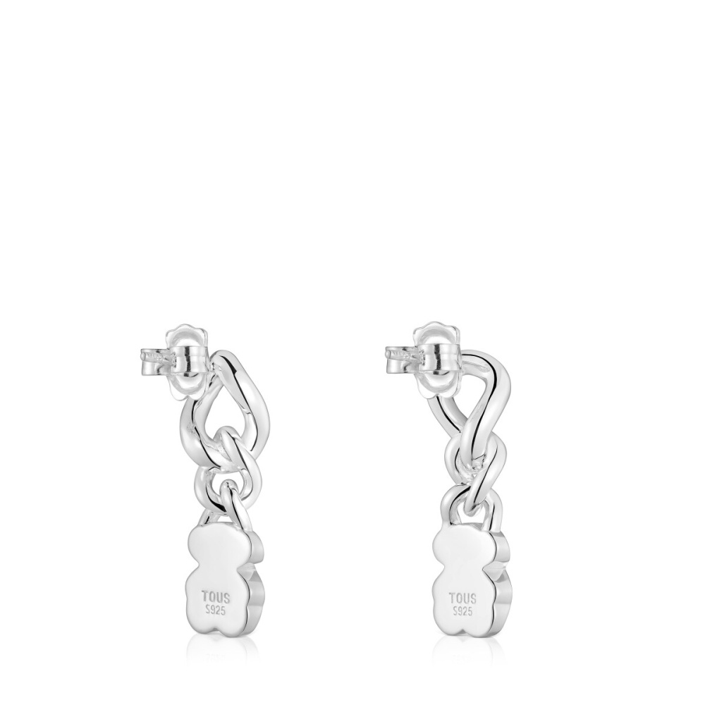 Серьги из серебра с ониксом фото 4