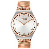 Часы Karat Round Mesh из стали с IPG-покрытием