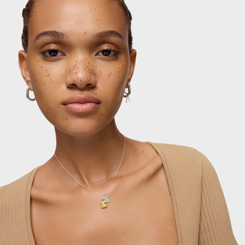 Колье из серебра и вермеля фото 5