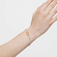 Браслет Hold Oval из серебра