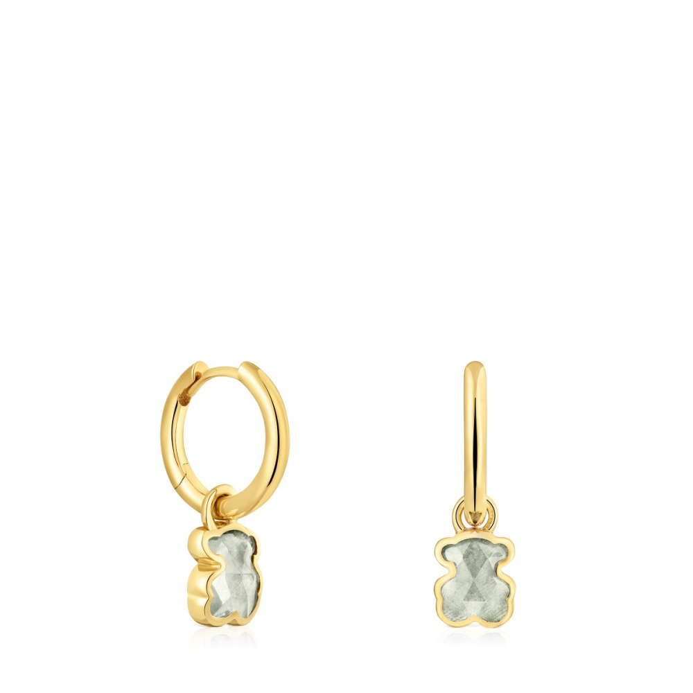 Серьги-кольца из вермеля фото 2