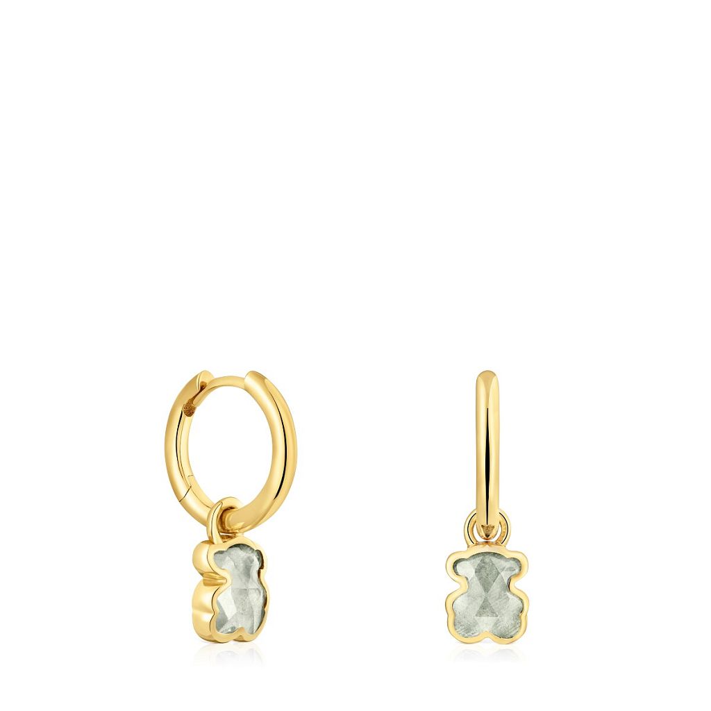 Серьги-кольца из вермеля