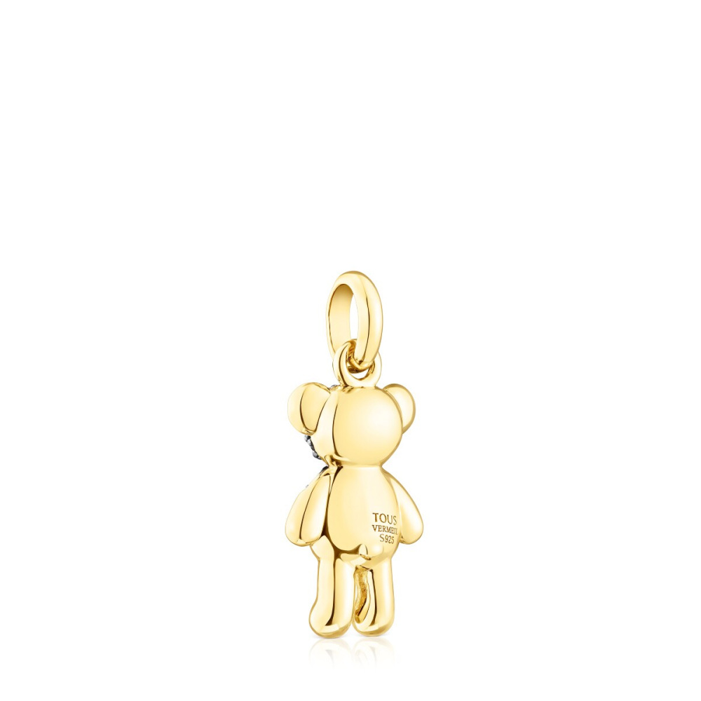 Кулон Teddy Bear Splash из вермеля с иолитом  фото 4