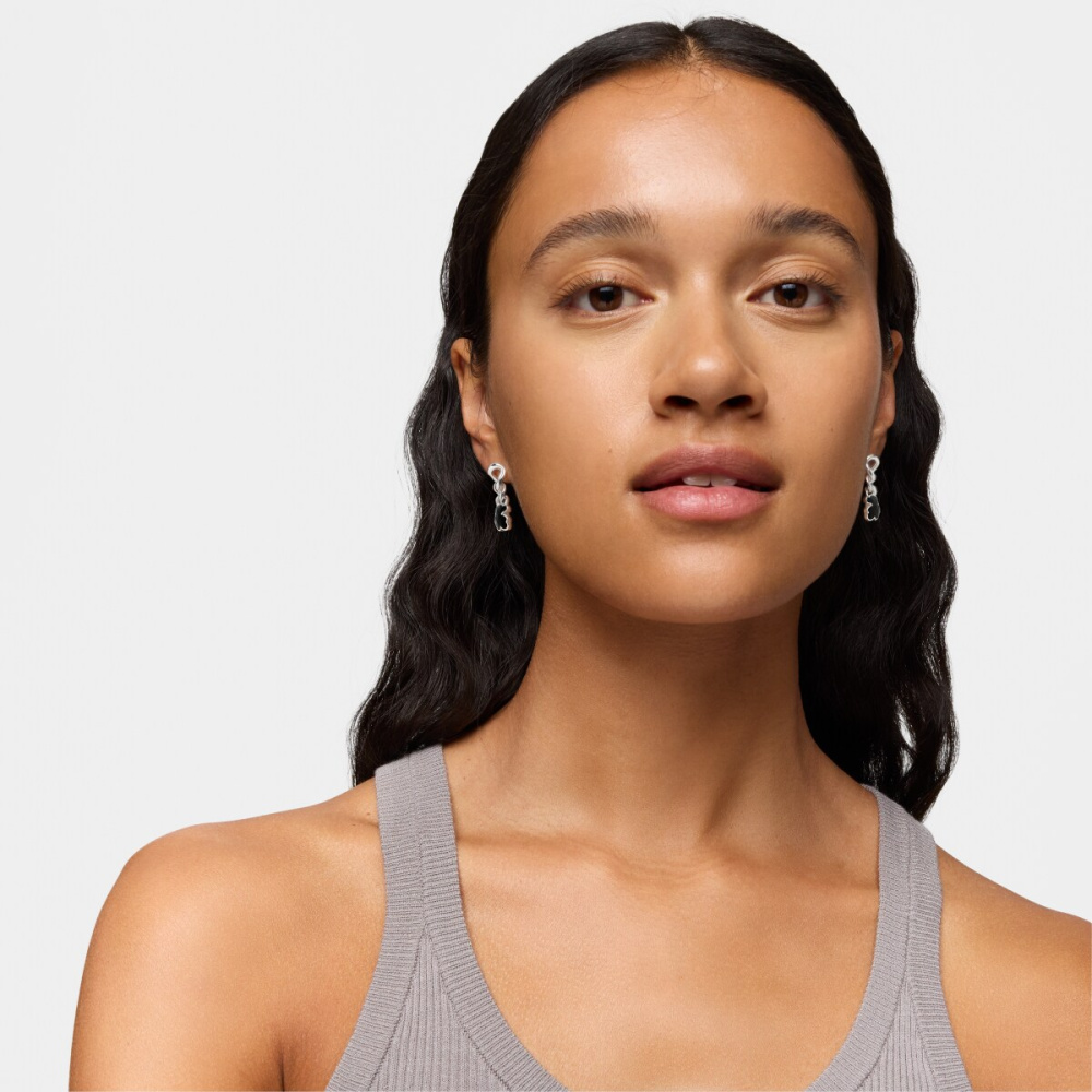 Серьги из серебра с ониксом фото 5