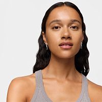 Серьги из серебра с ониксом