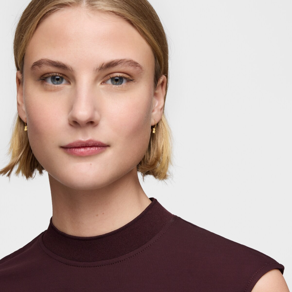 Серьги Sweet Dolls из желтого золота фото 6