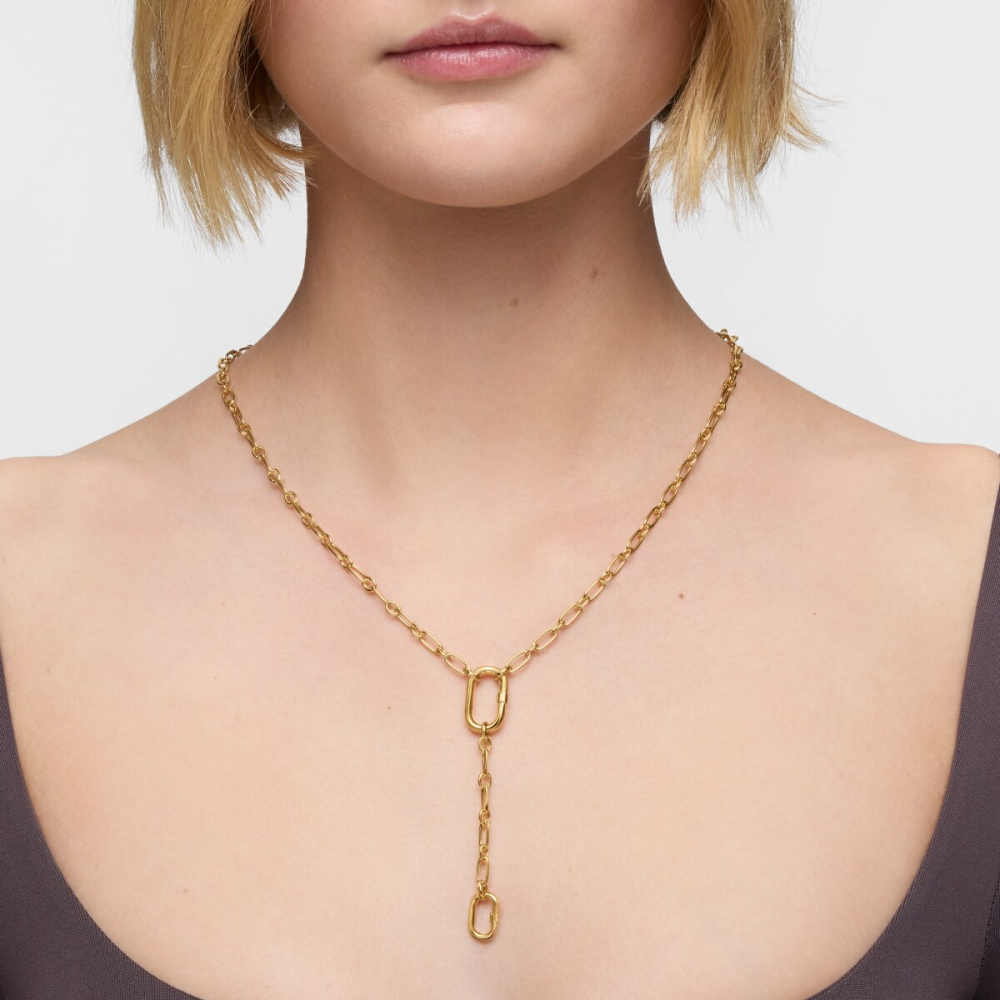 Колье Hold Oval из вермеля фото 8