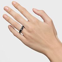 Кольцо из серебра с ониксом