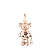 Кулон Teddy Bear Stars из вермеля с камнями