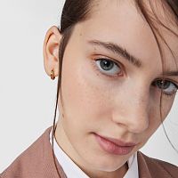 Серьги Basics из вермеля