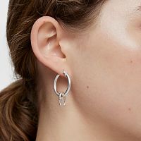 Соединительное кольцо Hold Oval из серебра