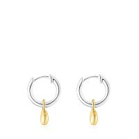 Серьги-кольца Joy Bits из серебра и вермеля