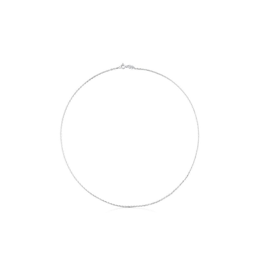 Цепь TOUS Basics из белого золота