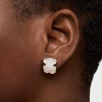 Серьги Icon Color из серебра с перламутром