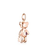 Кулон Teddy Bear Stars из вермеля с камнями