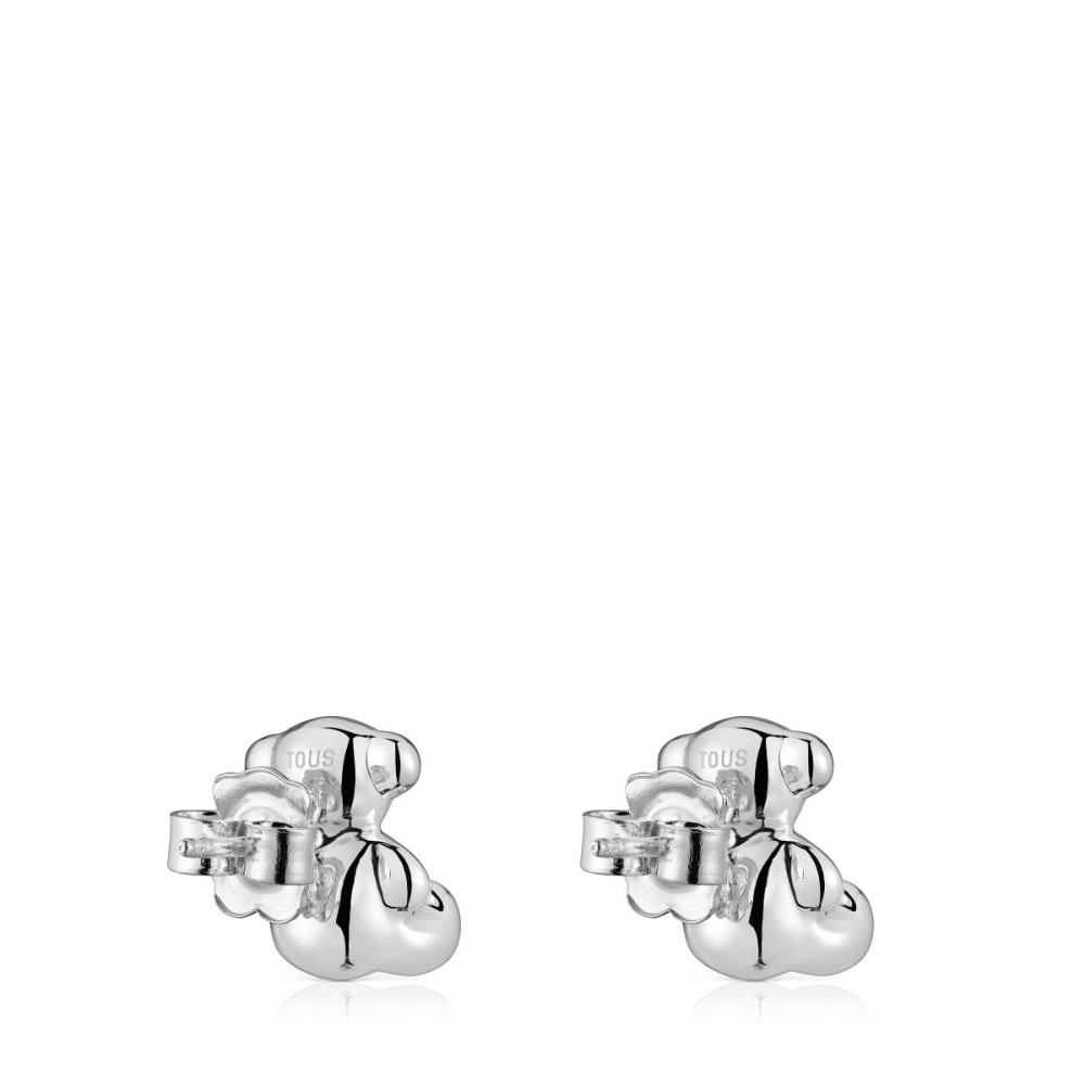 Серьги Bold Bear 3D из серебра с жемчугом фото 4