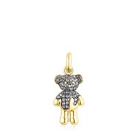 Кулон Teddy Bear Splash из вермеля с иолитом 