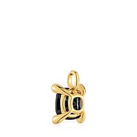 Кулон Color Black из вермеля с ониксом