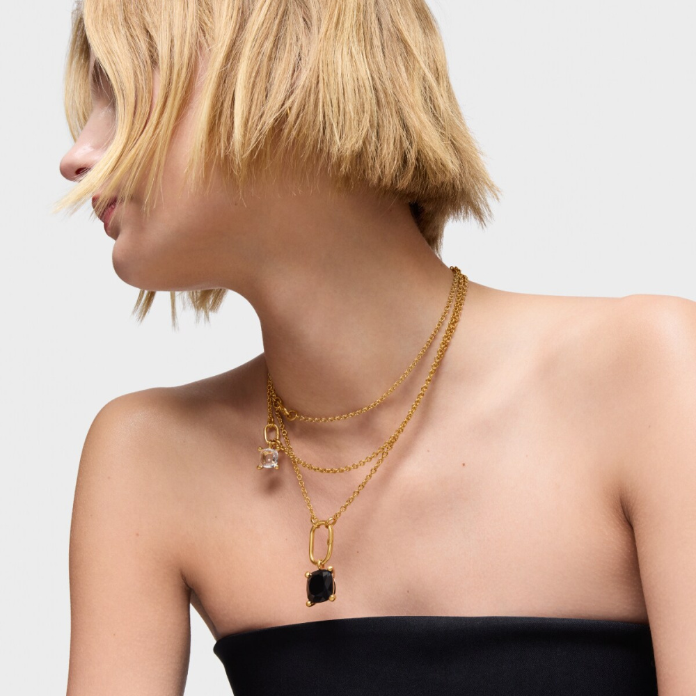 Кулон Color Black из вермеля с ониксом фото 6