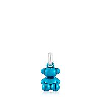Кулон Bold Bear из стали с синим покрытием