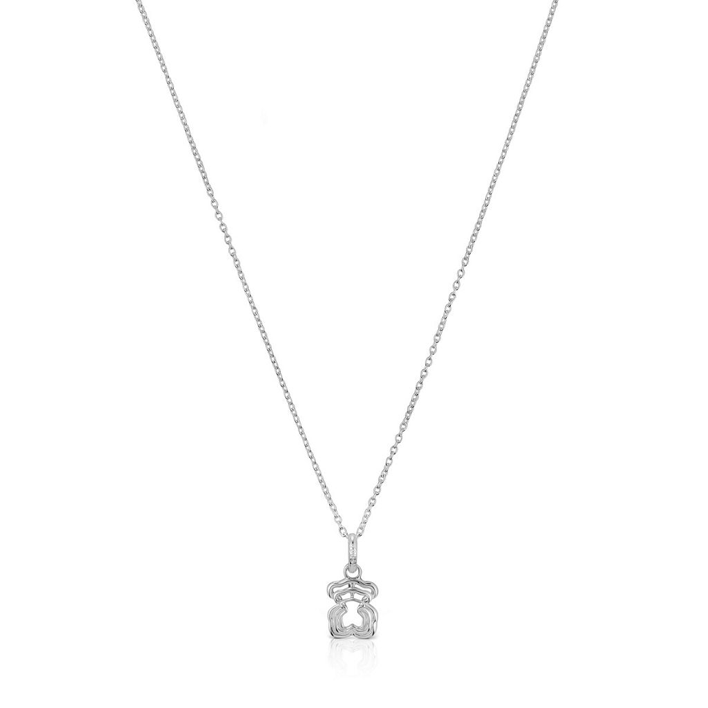 Кулон на цепи из серебра