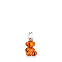Кулон Bold Bear из стали с оранжевым покрытием
