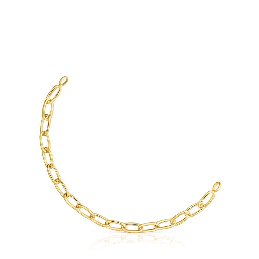 Браслет Hold Oval из вермеля фото 2