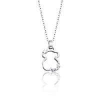 Кулон на цепи из серебра