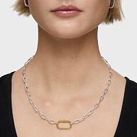 Колье Hold Oval из серебра